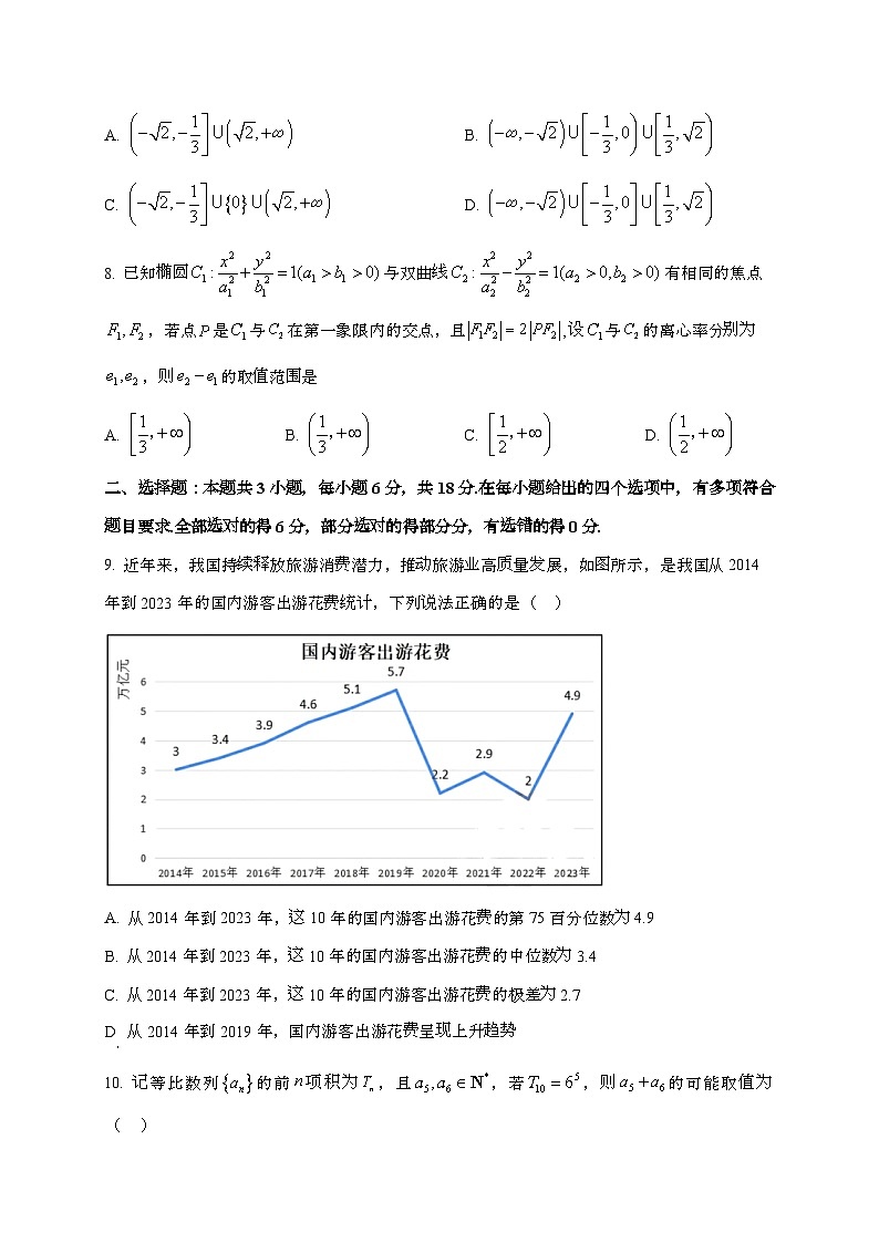 2024_2025学年湖北省武汉市江岸区高三上学期11月数学试卷第2页