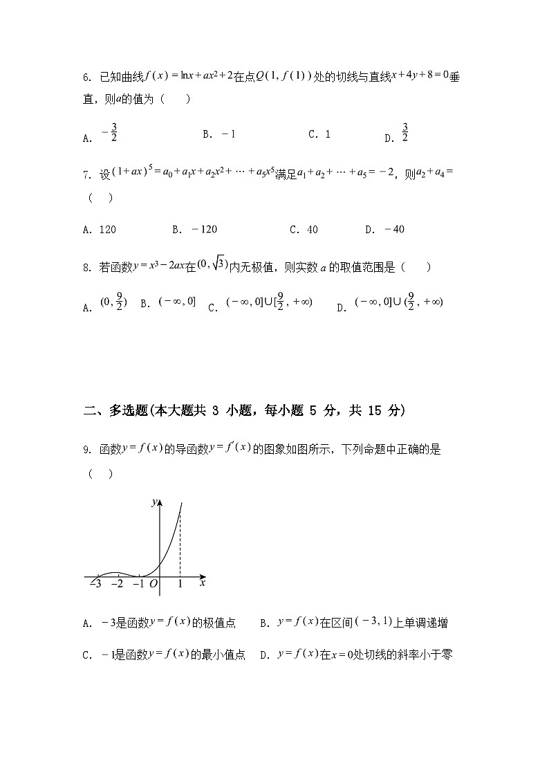 河南省三门峡市渑池县第二高级中学2024-2025学年高二下学期3月月考数学试题（含答案解析）第2页