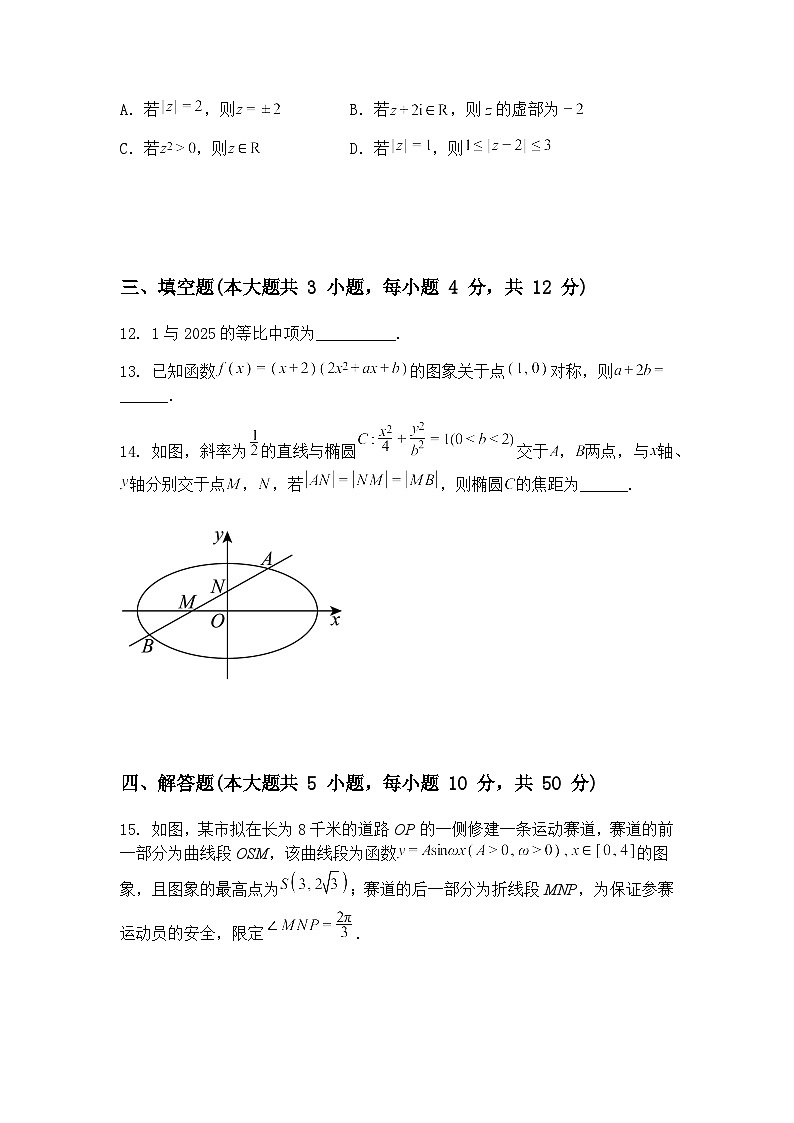 湖北省襄阳市第五中学2025届高三下学期适应性模拟考试(五)数学试题（含答案解析）第3页