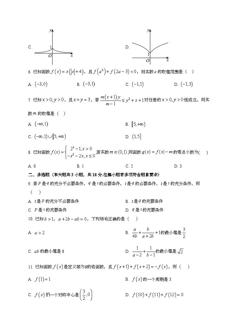 2024~2025学年河北省承德市双滦区高三上学期10月月考数学试卷（含解析）第2页