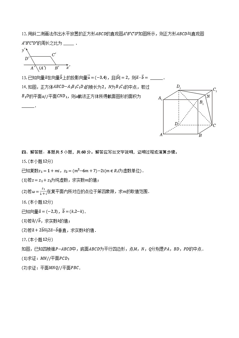 2024-2025学年贵州省黔西南州顶兴高级中学高一（下）期中数学试卷（含答案）第3页