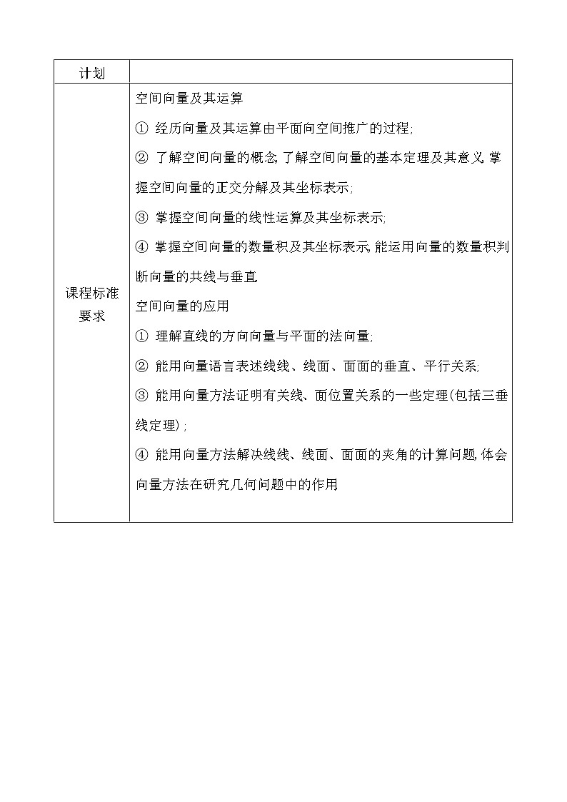 人教版高二数学（上）选择性必修第一册1.1.1空间向量及其线性运算【教学设计】第3页