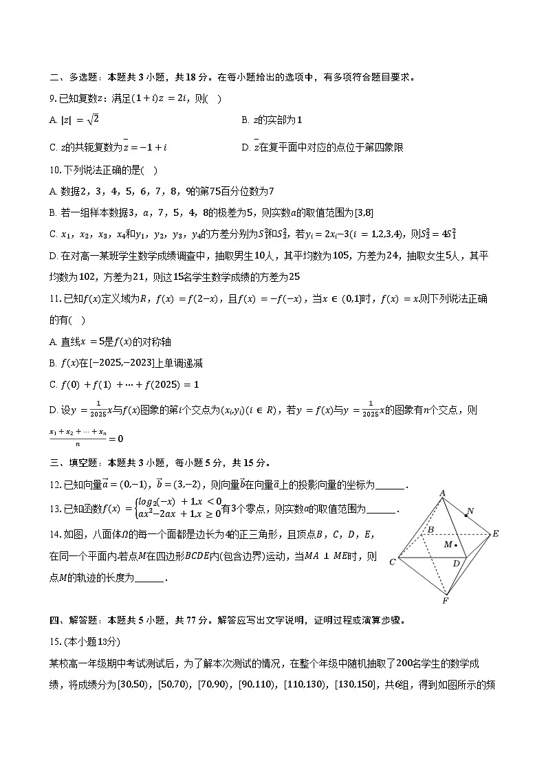 2025-2026学年山西省太原市师范学院附中高二（上）开学数学试卷（含解析）第2页