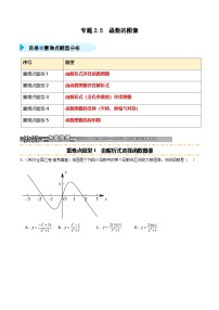 2026年高考数学第一轮复习(全国通用)专题2.5函数的图像(五类重难点题型精练)(学生版+解析)