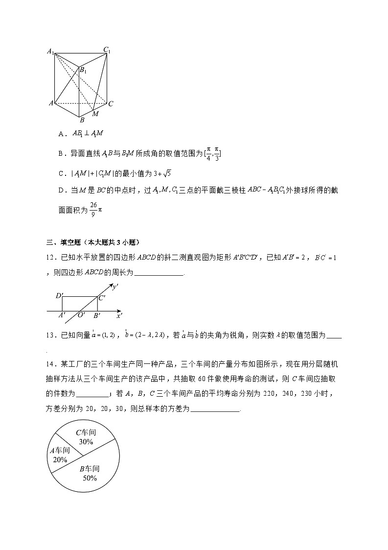 2024^2025学年吉林省通化市梅河口市高二上学期开学考试数学试卷（2套）附解析第3页
