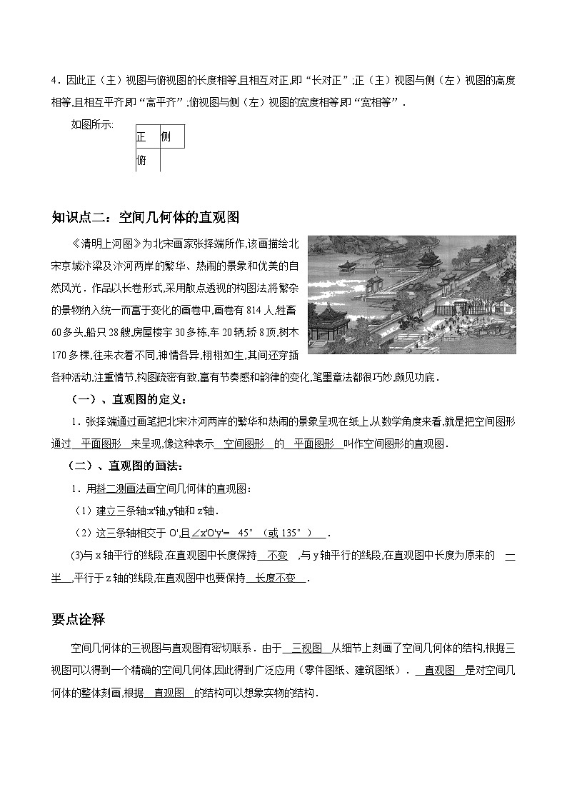 8.2立体图形的直观图讲义-高中数学人教A版（2019）必修第二册第2页