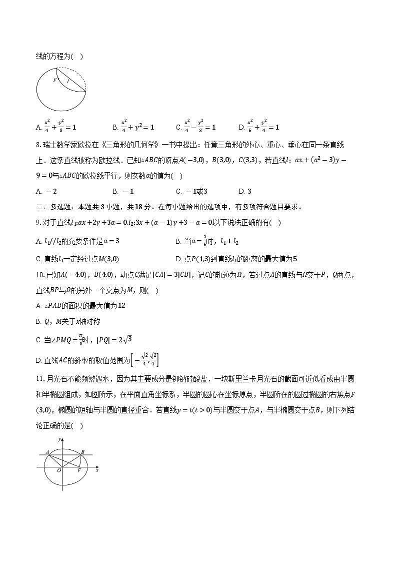2025-2026学年江苏省南京市第十三中学高二上学期10月学情检测数学试卷（含答案）第2页
