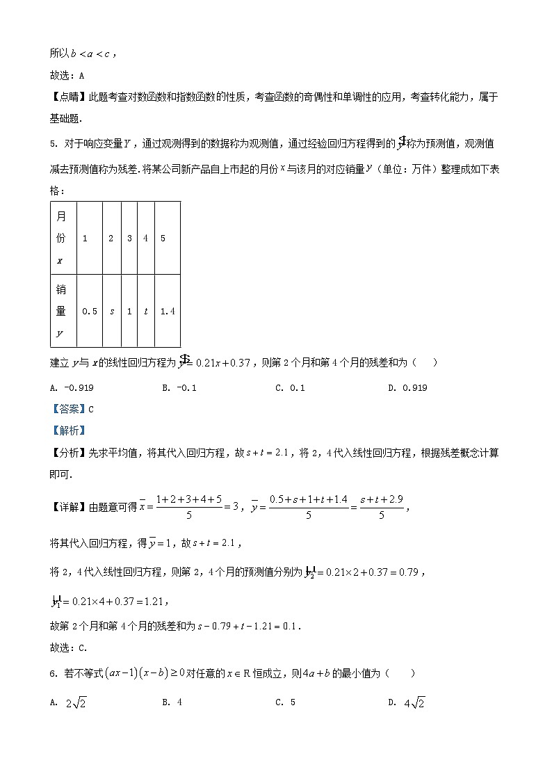 山东省2026届高三数学上学期10月阶段测试题含解析第3页