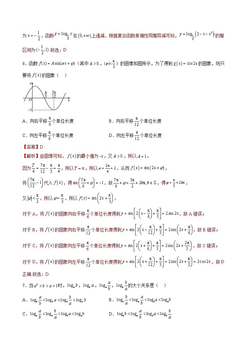 （人教A版）必修第一册高一数学上学期期末押题卷02（测试范围：必修第一册全部）（解析版）第2页