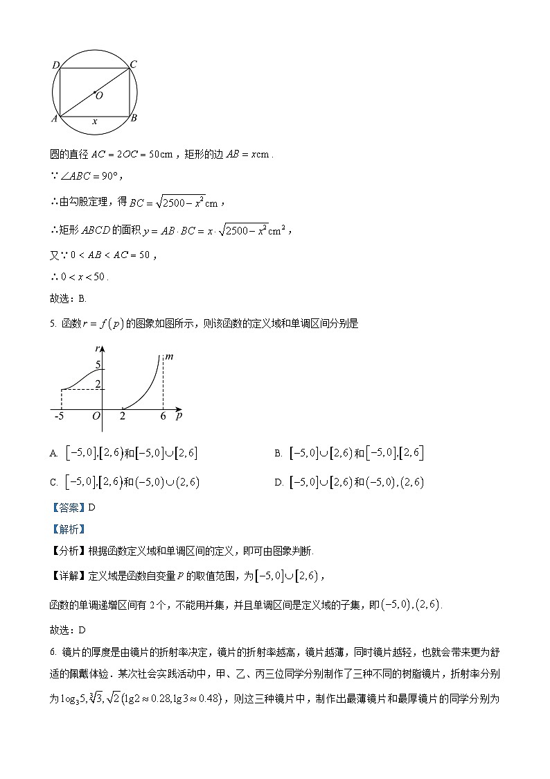 浙江省杭州学军中学2024-2025学年高一上学期期中考试数学试卷（解析版）第3页