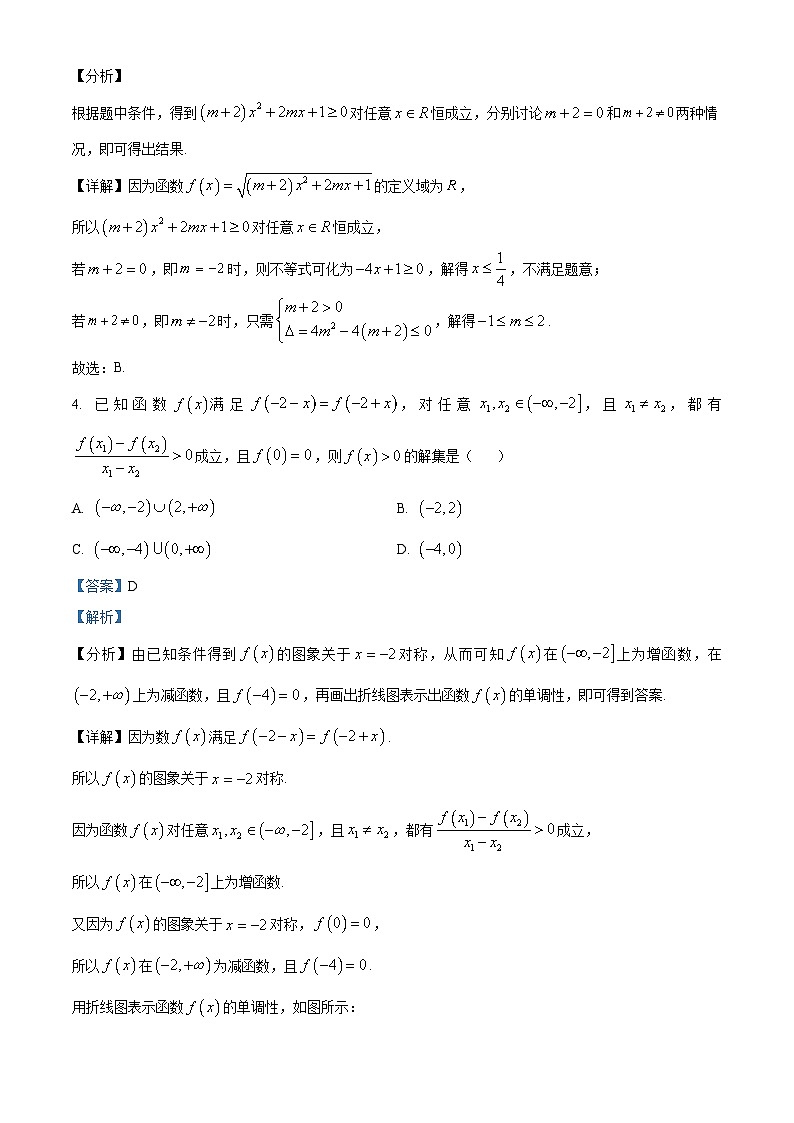 辽宁省沈阳市东北育才中学2024-2025学年高一上学期期中考试数学试题（解析版）第2页