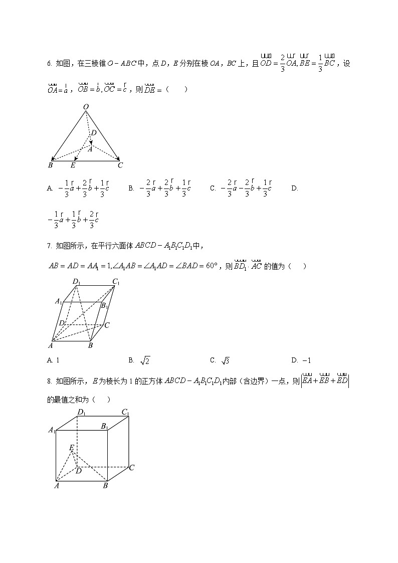 广东省佛山市南海区南海中学分校2025~2026学年高二上册十月份教学数学试卷第2页