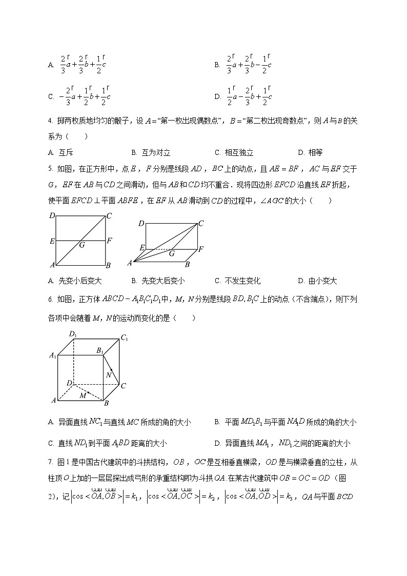 广东省佛山市顺德区东逸湾实验学校2025~2026学年高二上册10月检测数学试卷第2页