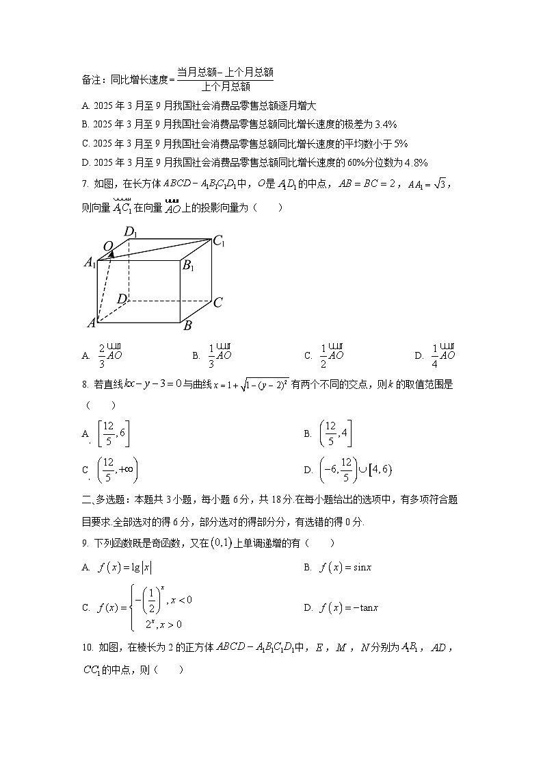 广西壮族自治区来宾市2025-2026学年高二上学期11月期中考试数学试卷（学生版）第2页