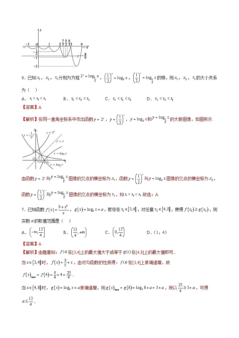 （人教A版）必修一高一数学上学期第4章 指数函数与对数函数 章末测试（提升）（解析版）第3页