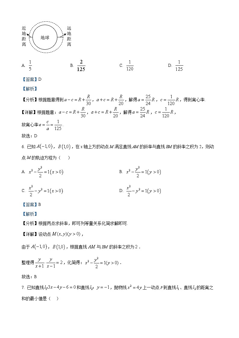 黑龙江省哈尔滨市第九中学校2025-2026学年高二上学期11月期中考试数学试题  Word版含解析第3页