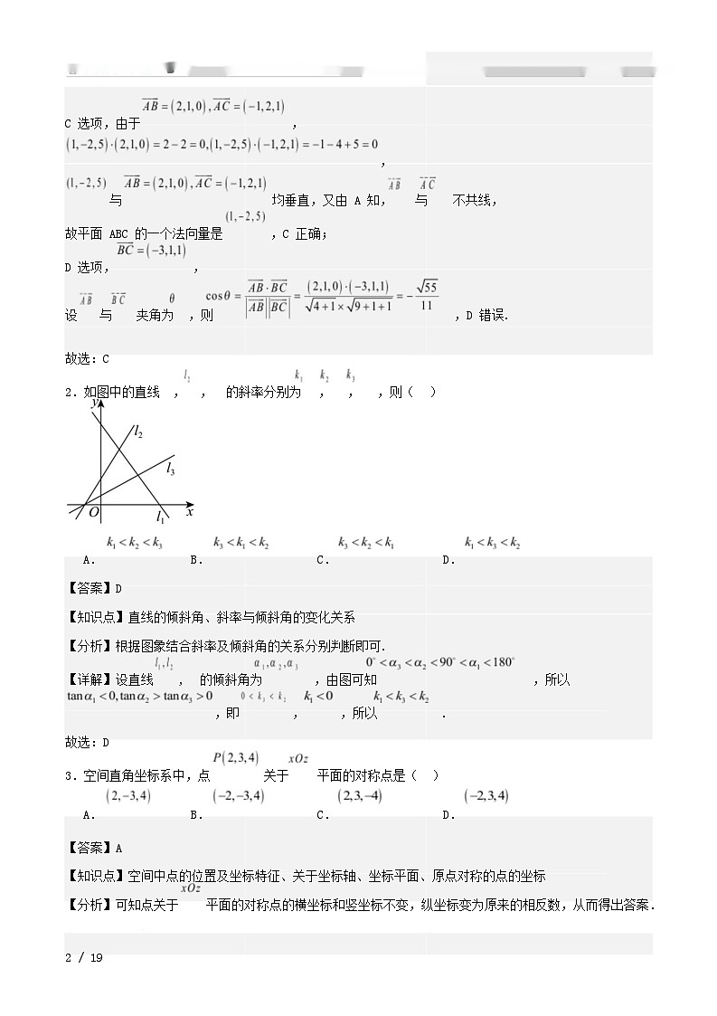 天津2025_2026学年高二数学上学期第一次月考02选择性必修第一册第1~2章：空间向量与立体几何直人教A版第2页