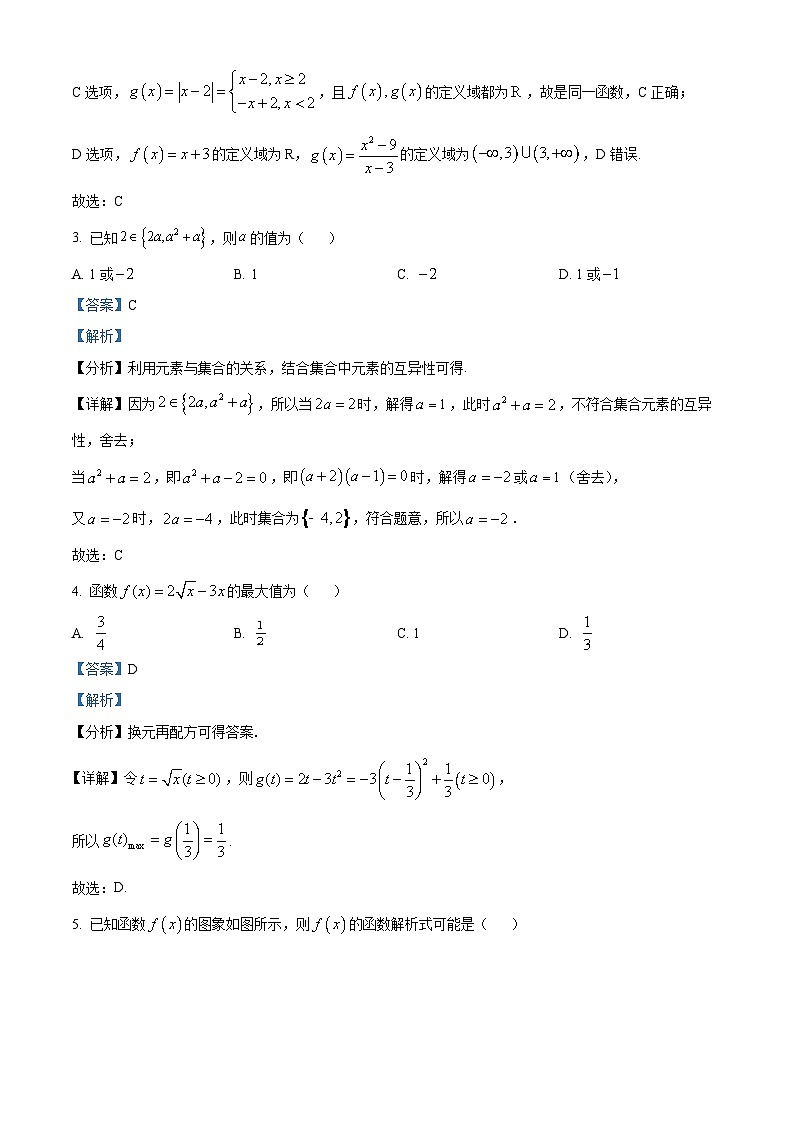 浙江省丽水发展共同体2025-2026学年高一上学期11月期中联考数学试题  Word版含解析第2页