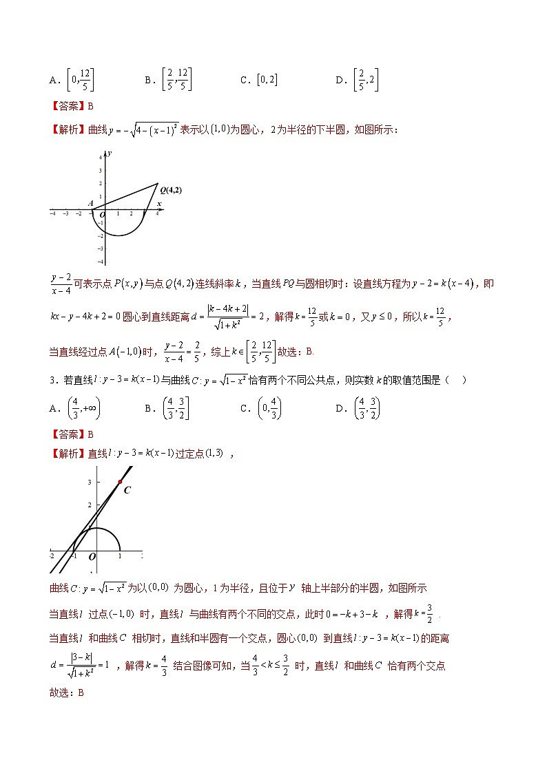 （人教A版）高二数学上学期期中复习讲与练专题09 圆中的范围与最值问题（解析版）第2页