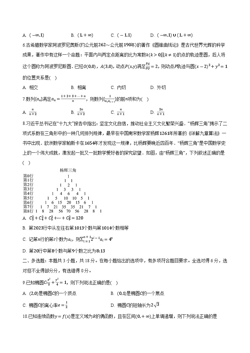 山西省长治市重点高中2026届高三上学期期中考试数学试卷（含答案）第2页