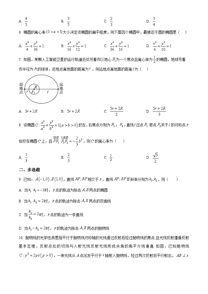 湖北省武昌实验中学2025-2026学年高二上学期12月阶段性检测数学试卷（原卷版）第2页