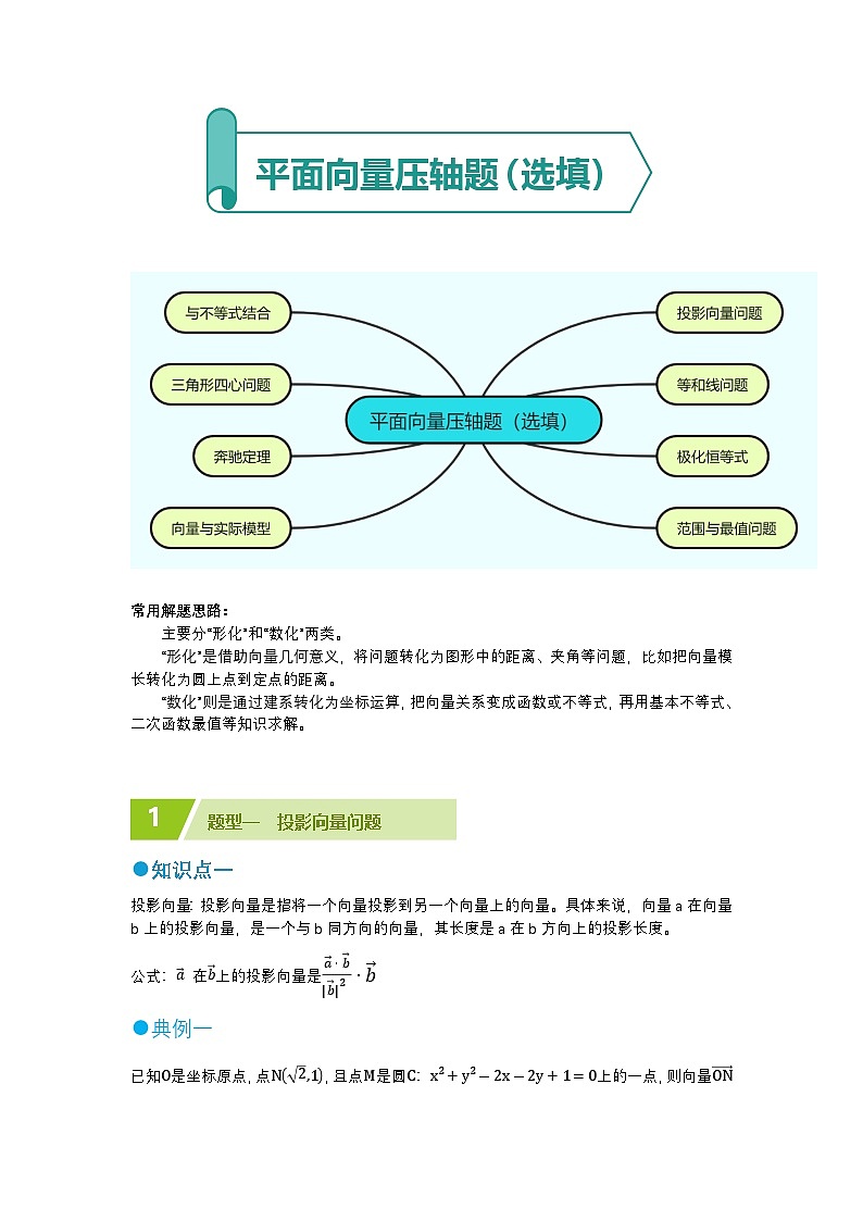 平面向量选填压轴题精选第1页
