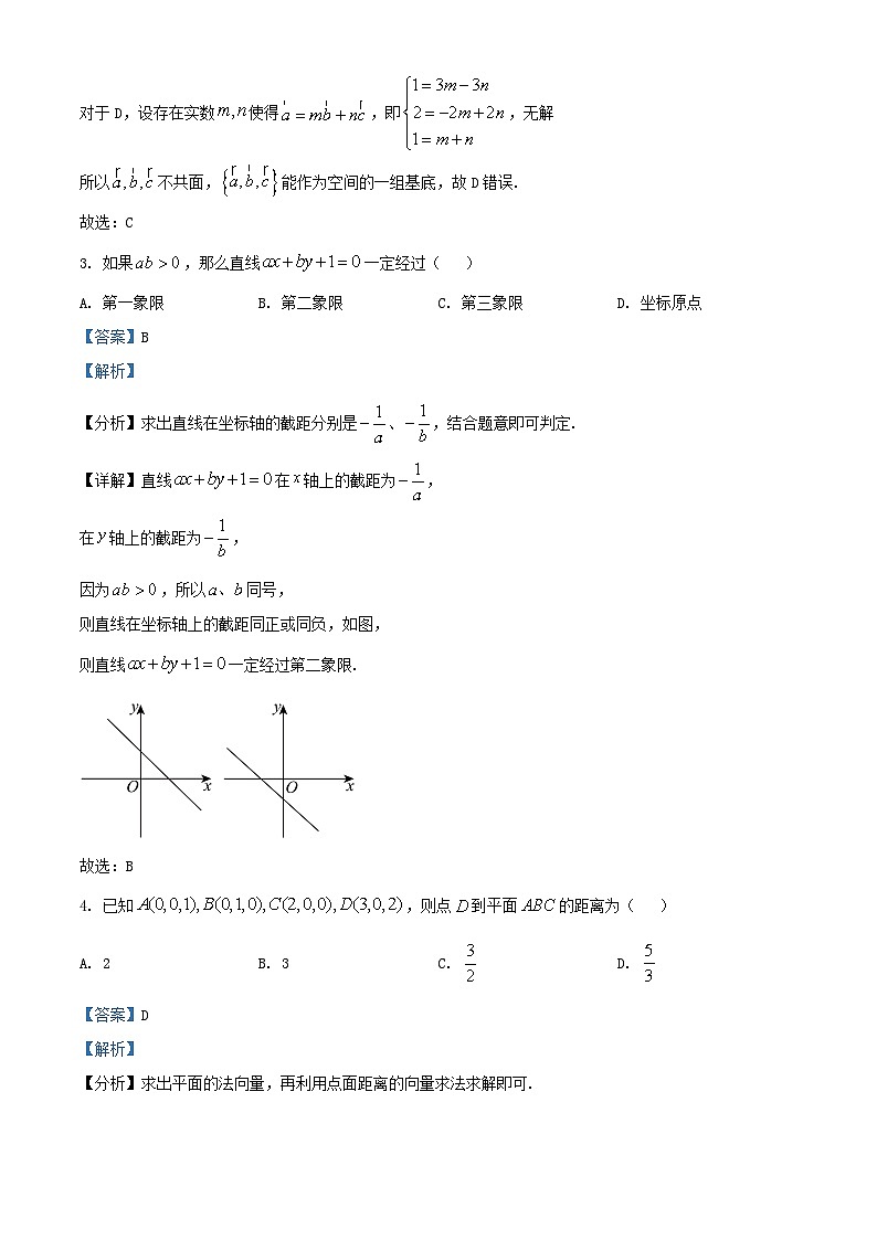 浙江省杭州市2025_2026学年高二数学上学期期中测试试卷含解析第2页