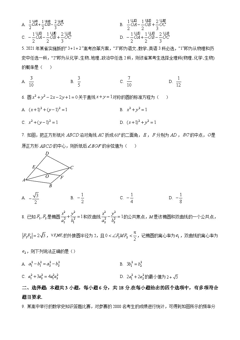 四川省成都外国语学校2025-2026学年高二上学期12月月考数学试卷（原卷版）第2页
