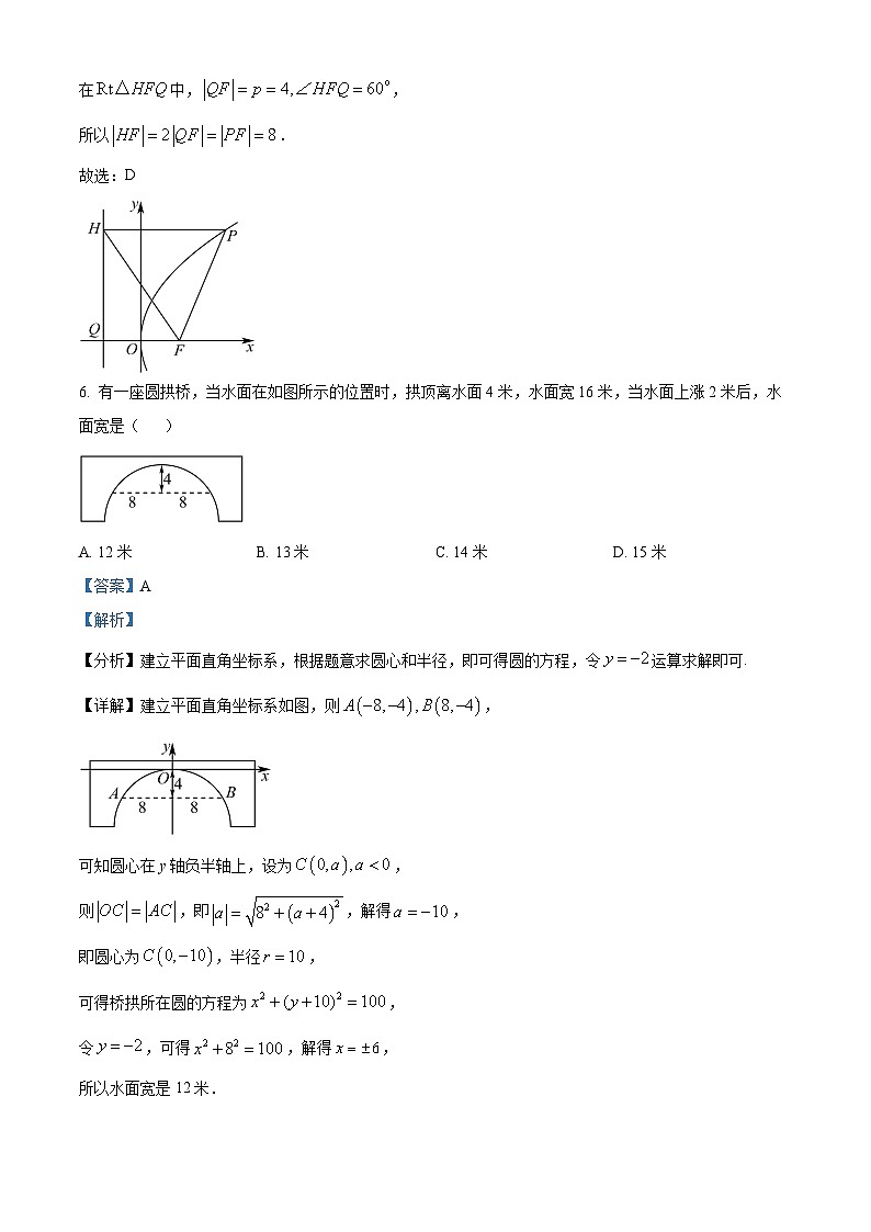 安徽省部分学校2025-2026学年高二上学期12月联考数学试题  Word版含解析第3页