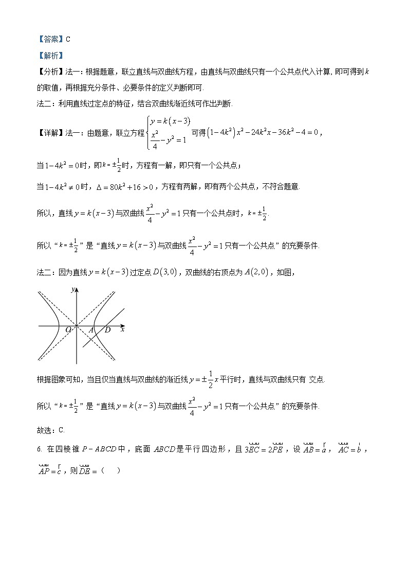广东省深圳市部分学校2024-2025学年高二上学期期末联考数学试卷 Word版含解析第3页