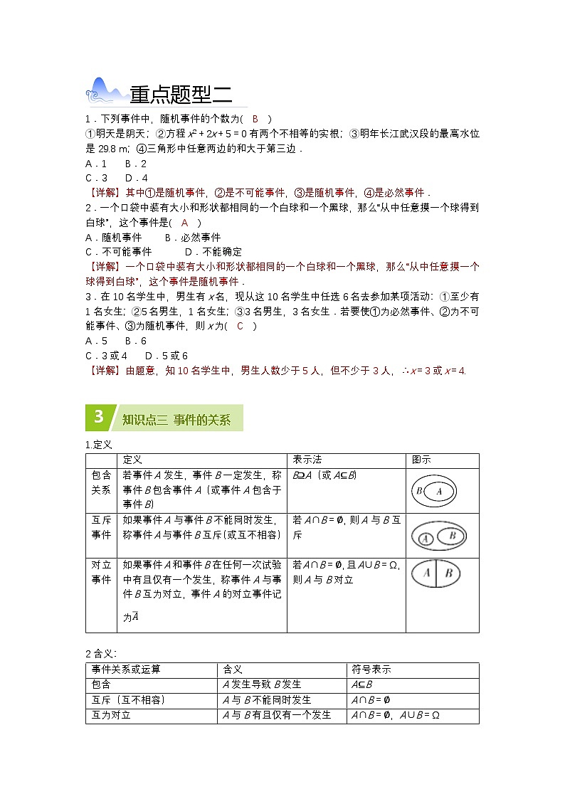 概率知识清单(解析版)第3页