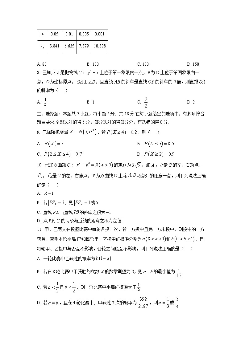 2025-2026学年黑龙江省齐齐哈尔市建华区部分学校高二上学期1月质量检测数学试卷（学生版）第2页