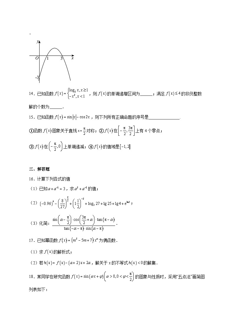 北京市通州区潞河中学2025_2026学年高一上学期12月月考数学试题 [含答案]第3页