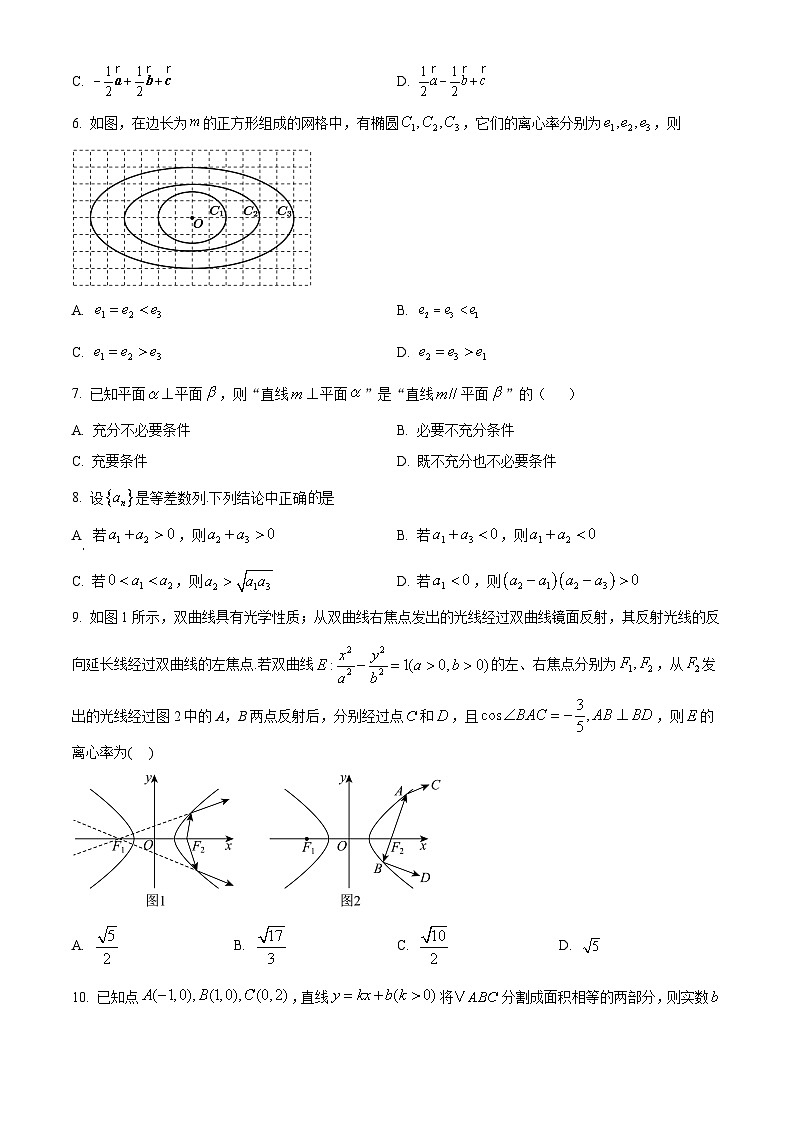 北京市八一学校2025-2026学年高二上学期期末练习数学试题（原卷版+解析版）第2页