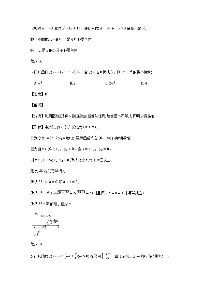 黑龙江省哈尔滨德强高级中学2025-2026学年高一上学期期末数学试题（解析）第3页