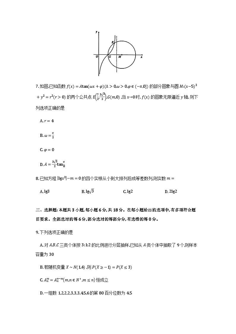山东省泰安市2026届高三2月一轮检测数学试题及答案第2页
