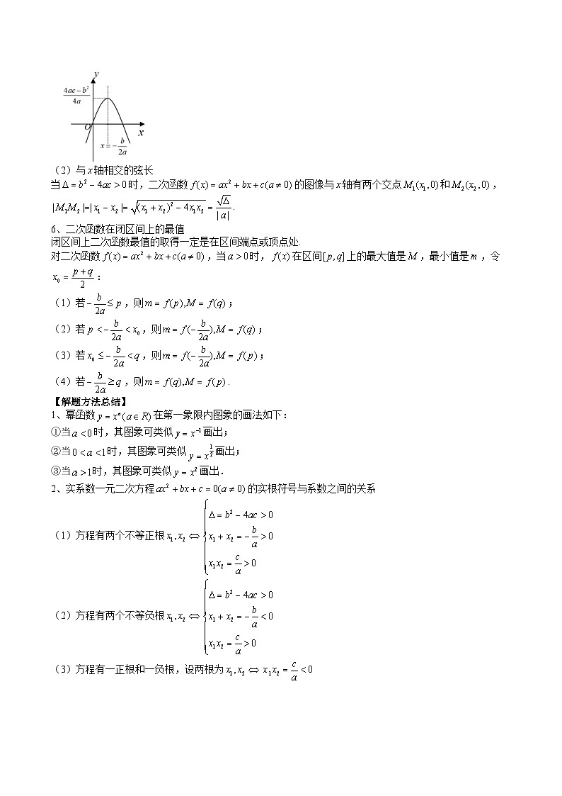 （辅导班）2027年高考数学一轮复习精讲精练 第2章 第03讲 幂函数与二次函数 讲义+随堂检测（教师版）第3页