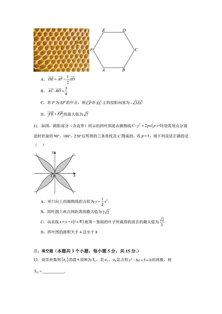 2025-2026学年山东省青岛市城阳第一高级中学高三上学期2026年1月月考数学试题（含答案）第3页