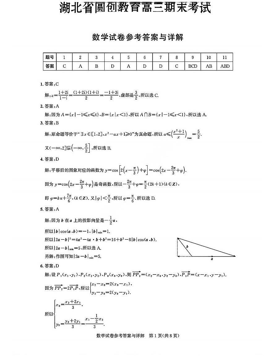 鏁板绛旀第1页