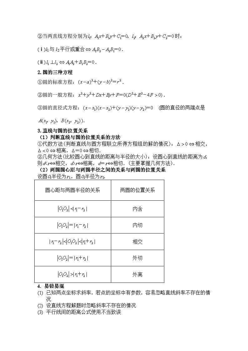 专题八    平面解析几何—2026年高考数学二轮复习讲练含答案第2页