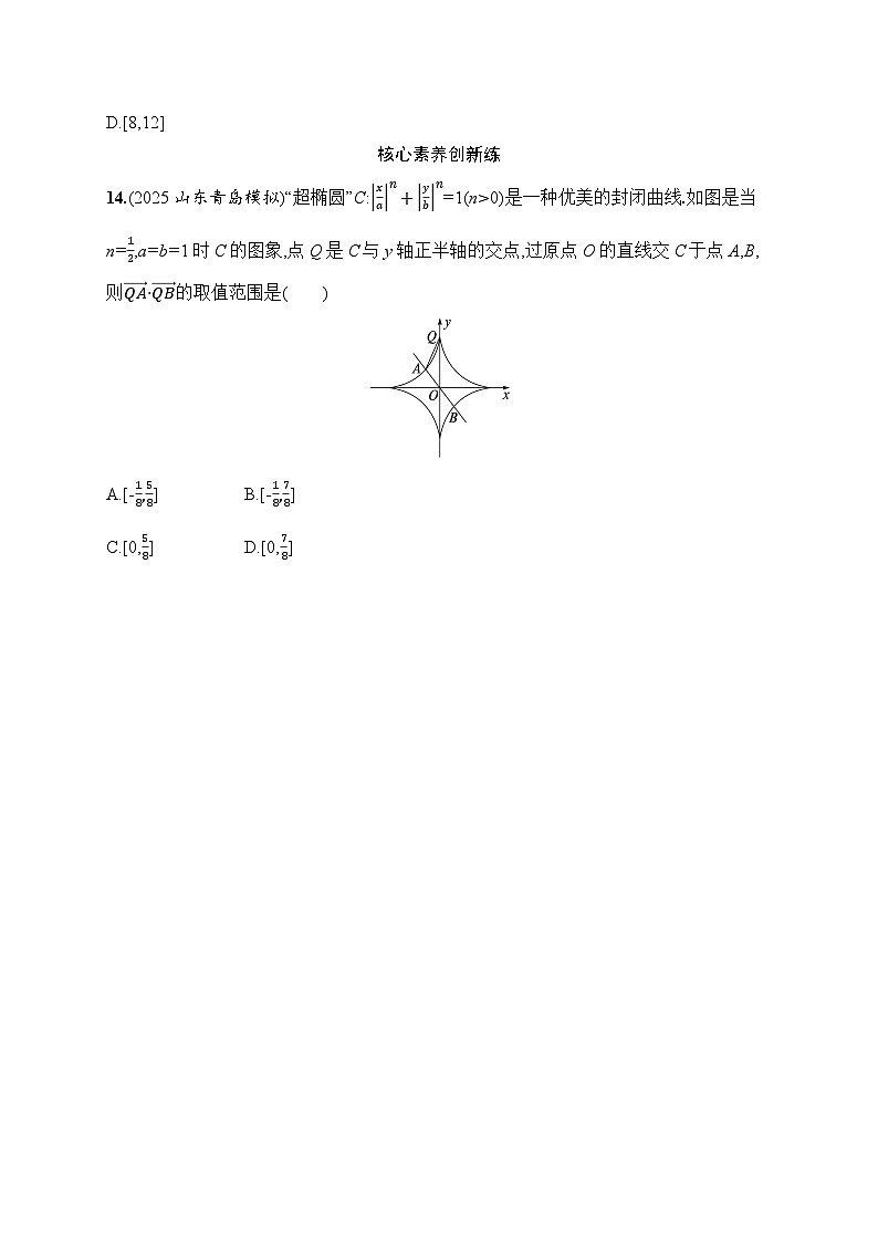 2026高考总复习优化设计二轮数学专题练习_专题突破练4　平面向量的综合应用（含解析）第3页