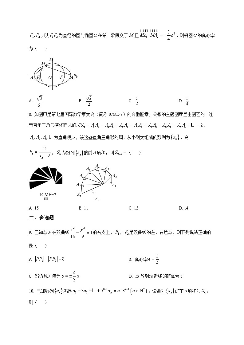 2025-2026学年宁夏回族自治区吴忠市青铜峡市第一中学高二上册1月期末考试数学试卷（空白卷）第2页