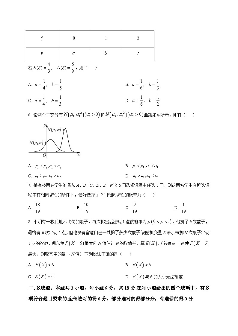 2025~2026学年黑龙江省佳木斯市第一中学高二上册期末数学试卷（原卷）第2页
