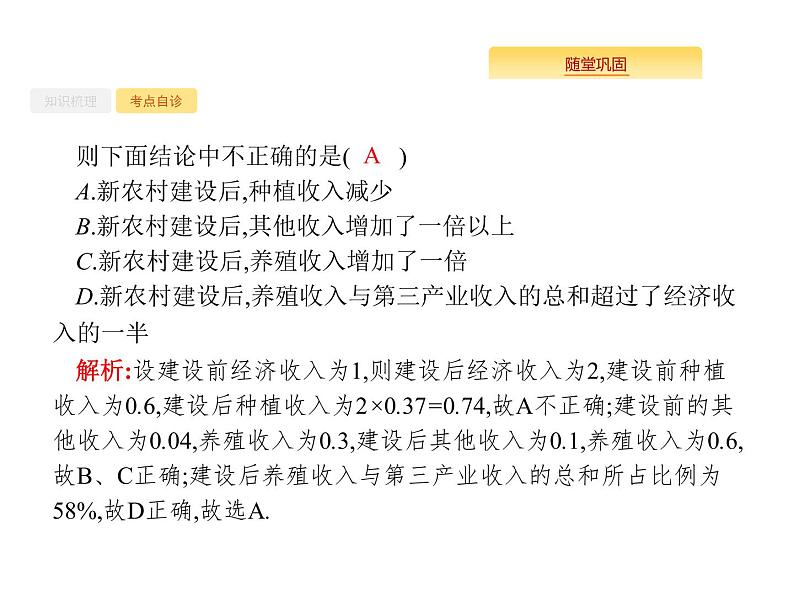 2020版高考数学北师大版（理）一轮复习课件：10.3 统计图表、数据的数字特征、用样本估计总体08