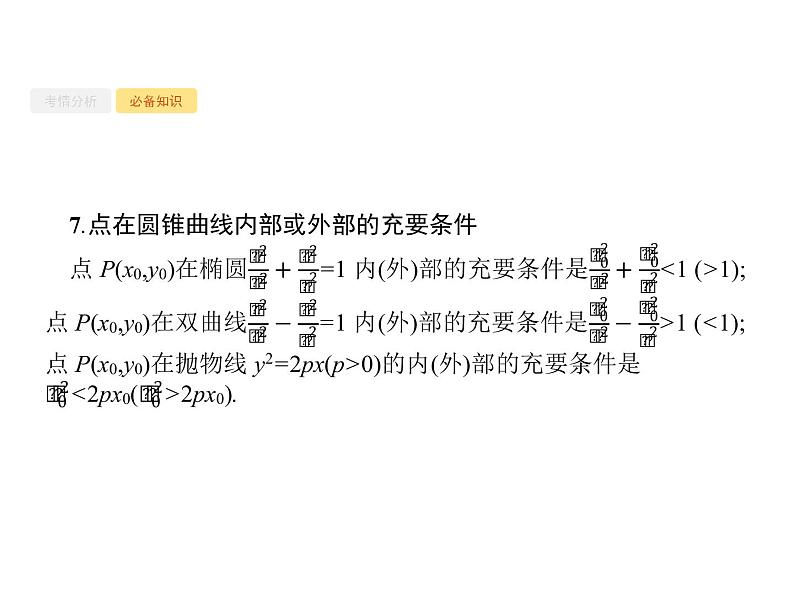 2020版高考数学北师大版（理）一轮复习课件：高考大题专项五　直线与圆锥曲线压轴大题07