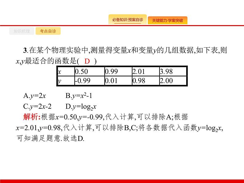 2020北师大版高考数学（文）一轮复习课件：第二章 函数 2.907