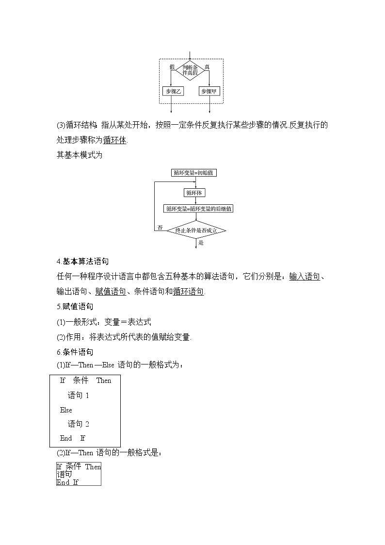 北师大版版数学（理）高考一轮复习讲义：第十二章 第4节 算法与算法框图02
