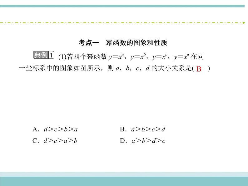 人教版数学（理）高考复习：2.4《二次函数与幂函数》课件06