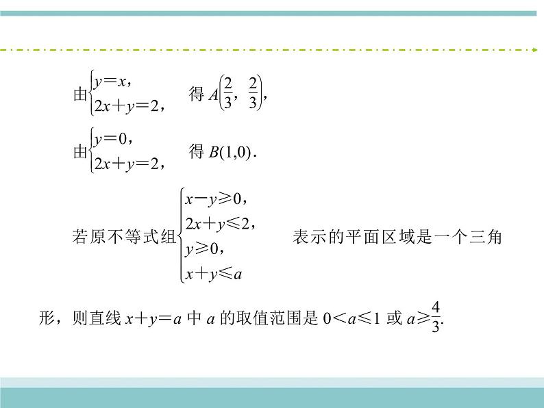 人教版数学（理）高考复习：6.2《二元一次不等式(组)与简单的线性规划问题》课件第8页
