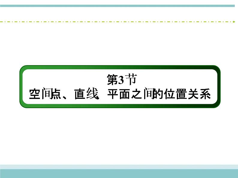 人教版数学（理）高考复习：7.3《空间点、直线、平面之间的位置关系》课件第2页